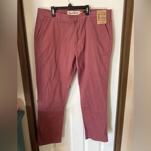 Tailor Vintage Men's Maroon Chinos 40x30